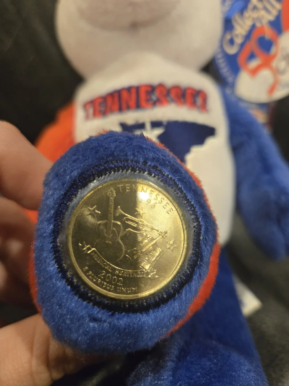 Limited Edition State Quarter Coin Bears – Collectible Plush- Like New - Picture 3 of 12